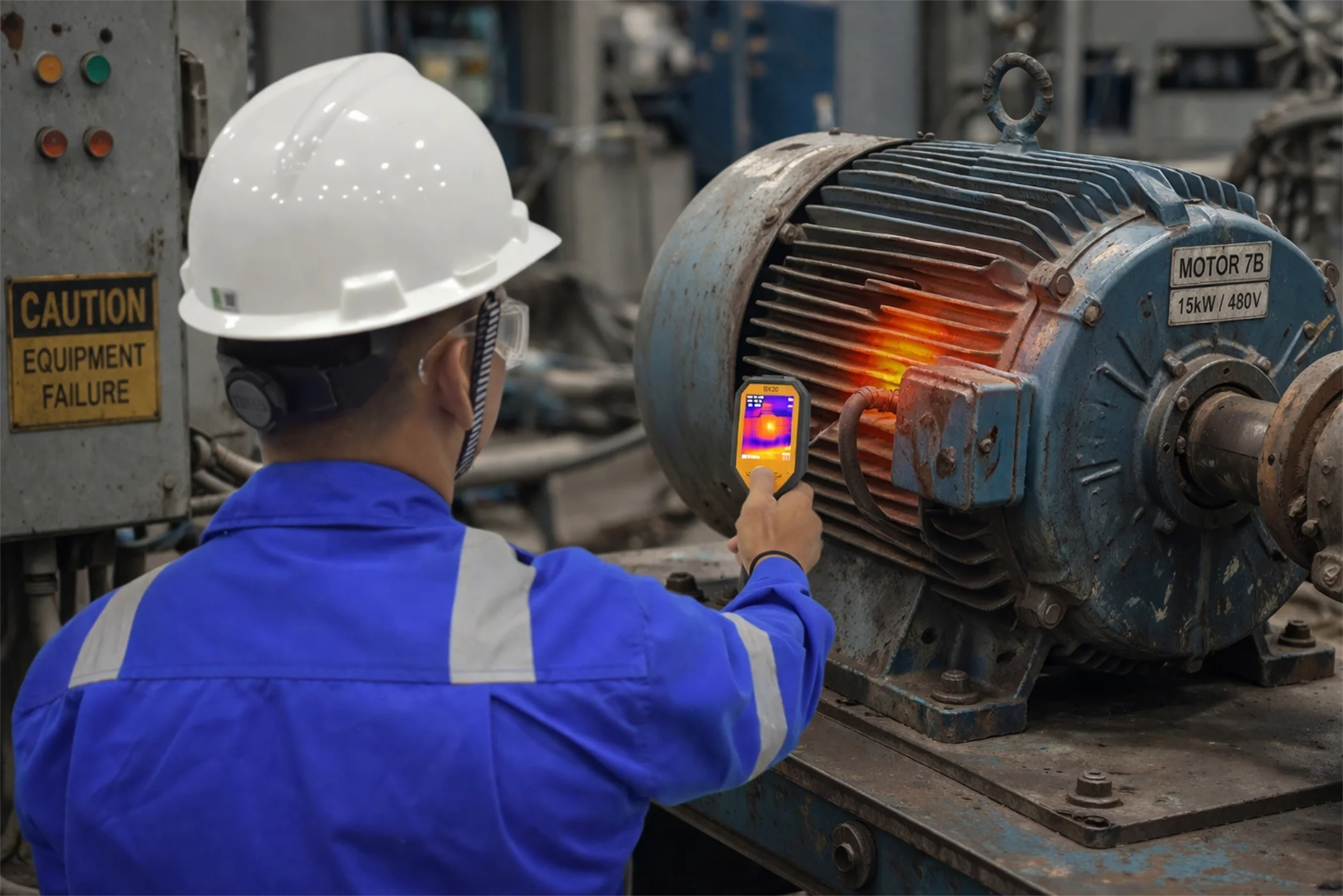 Mechanical equipment thermal inspection